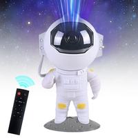 360 Degree Adjustable Star Galaxies Projector LED Night Light Starry Sky Astronaut Porjectors Lamp For Decoration Bedroom Decor