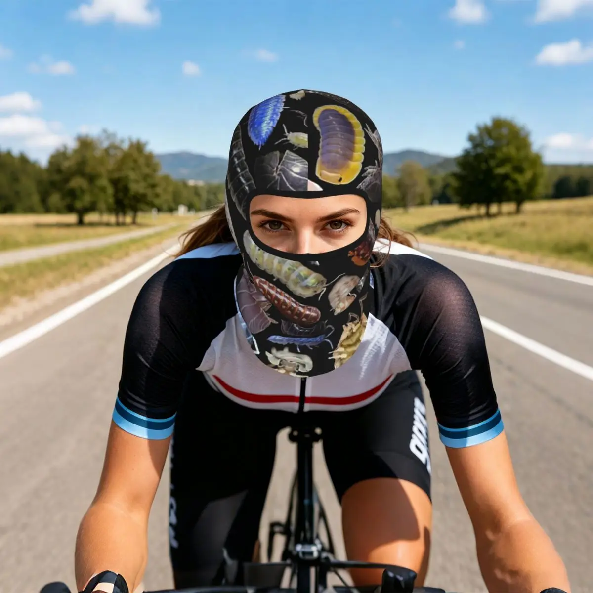 Isopods Insect Animal Breathable Thin Balaclava Full Face Mask Sun Protection Neck Gaiter For Motorcycle Cycling Fishing Outdoor