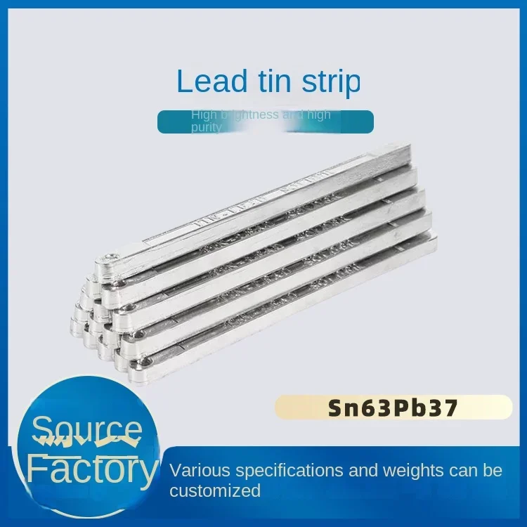 Wave solder bar, high purity tin bar, SN63PB37 electrolytic tin bar, lead tin bar, 6337 Welding rods