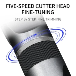 Professional Cordless Rechargeable Electric Hair Clipper - For Men, Adults & Kids, Barber-Grade Hair Trimmer & Cutter Machine