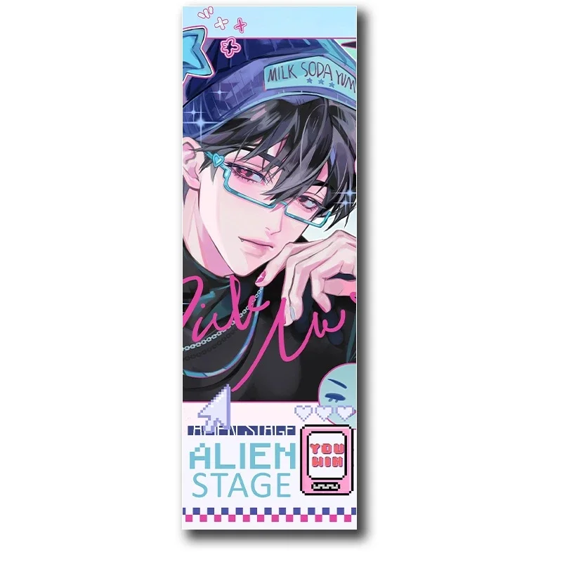 Alien Stage ivan อะนิเมะ ambitus เพื่อนร่วมงานชุดหกชิ้น: แคลอรี่น้อยลง.โปสการ์ด.พวงกุญแจ.ป้าย.เลเซอร์แสดงตั๋วรวบรวม