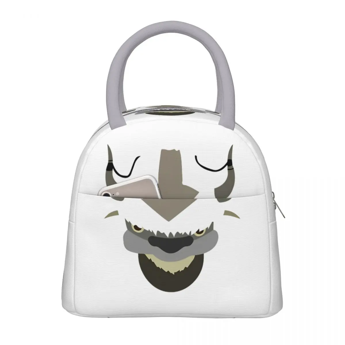 

Appa Avatar The Last Airbender Thermal Insulated Lunch Bag for Travel Portable Bento Box Thermal Cooler Lunch Box