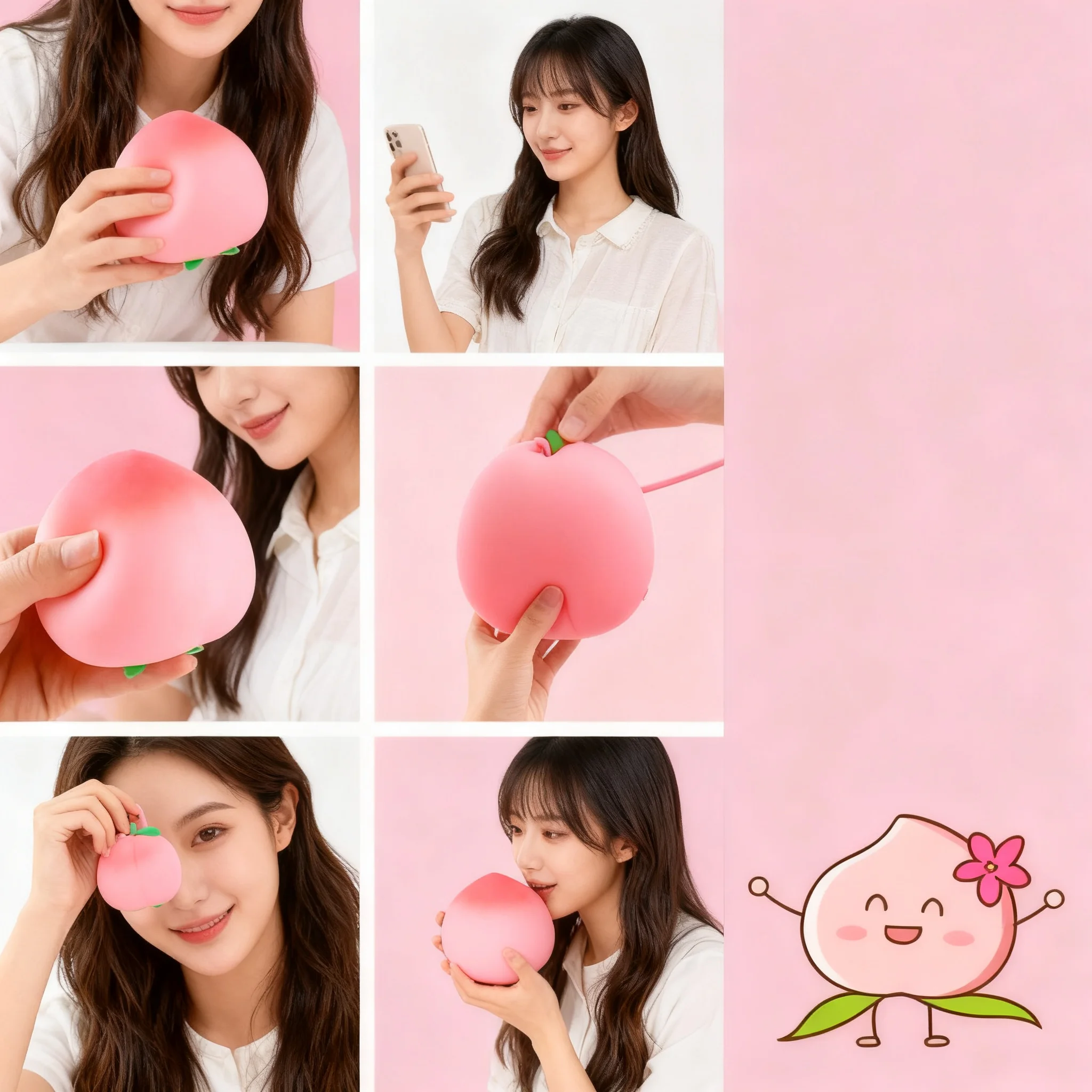 

Soft Peach Fruit Squishy Toy – Slow Rising Stress Relief for Kids & Adults, Squeeze Anti-Anxiety Sensory Fidget Toy Daily Joy