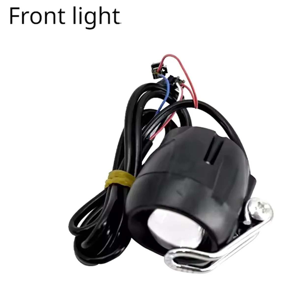 QA88X LED Front Light Lamp with Horn Bell, Headlight for Electric Scooter, E-Bike, Scooter Parts, 10in, for KUGOO M4