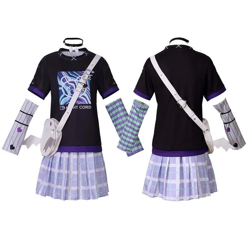 متوفر في المخزون Asahina Mafuyu Yoisaki Kanade Akiyama Mizuki Shinonome Ena تأثيري أنيمي الملونة المرحلة تأثيري حلي شعر مستعار للنساء