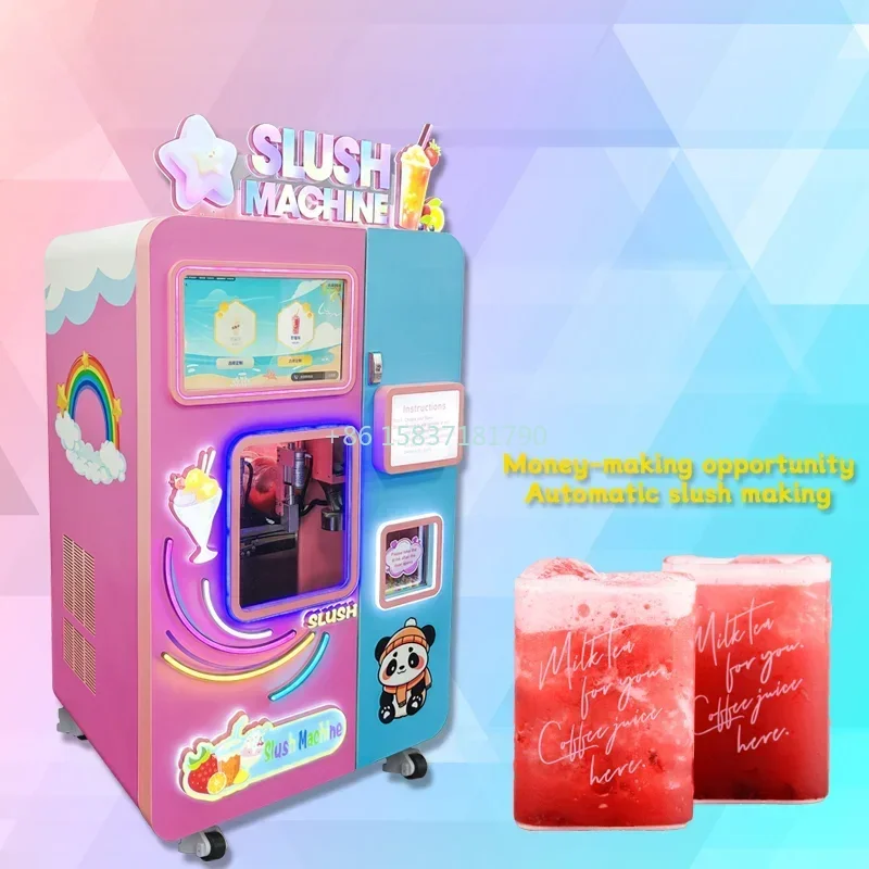 EXW Price Commercial Slush Making Machine Cold Drinks 30 Seconds Ice Maker Quick Production Slush Vending Machine for Mexico