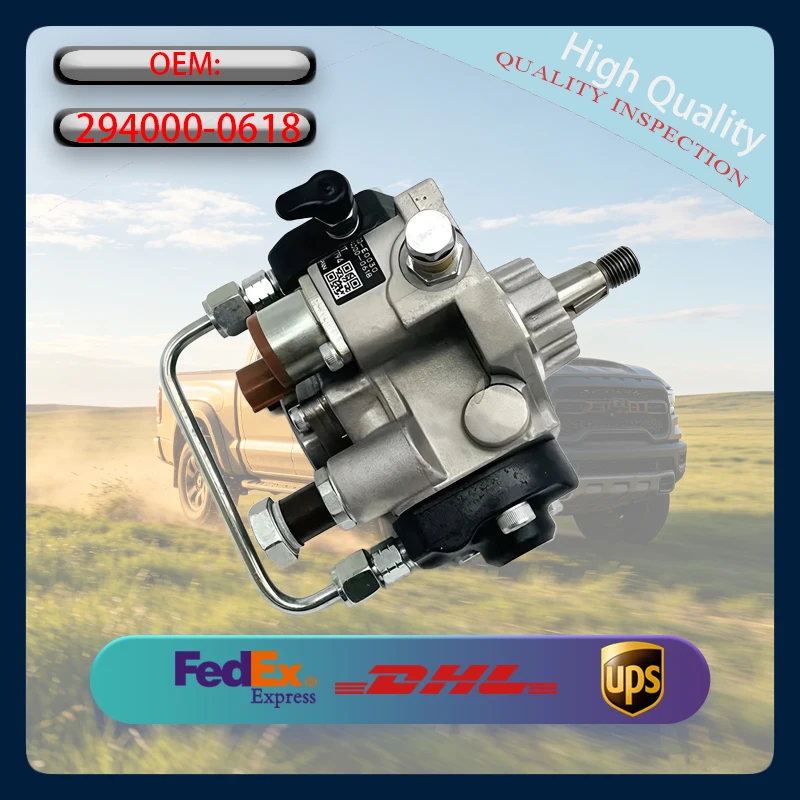 

HP3 Common Rail Diesel Fuel Injection Pump 294000-0618 Fit J05E Engine 22100-E0035 Excavator Engine Oil Supply Pump