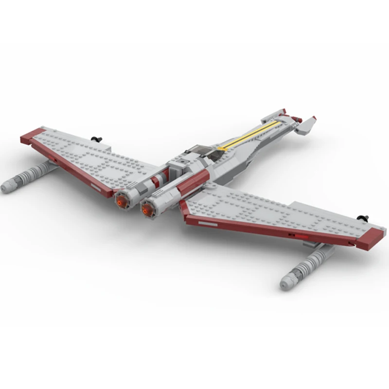 Space War Series Republic Striker-Class Starfighter Model Building Blocks Set DIY Assembling Brick  Toys Christmas Gifts