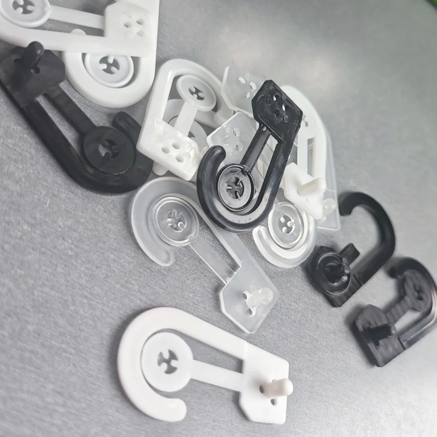 400pcs Plastic Packaging Display Hanging Snap Button Hooks Snap Button Garments Package Accessories