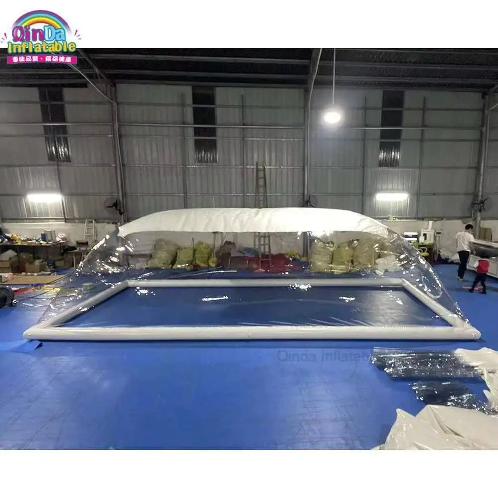 Barraca inflável personalizada da abóbada da piscina da barraca nova da cobertura da piscina da forma para a família