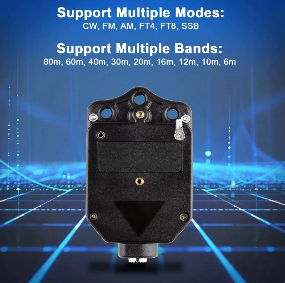 Portable 4-Band End-Fed HF Shortwave Antenna Easy Installation No External Tuner Required For Amateur Radio Communication