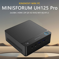 MINISFORUM UH125 Pro Mini PC Ultra 5 Processor 125H Micro Computer 2x USB4|HDMI|DP Intel Arc Graphics Copilot Compatible AI PC