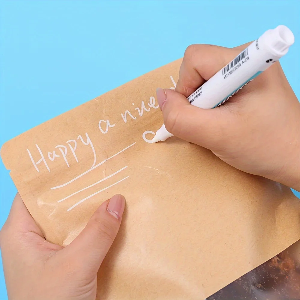 

5 pieces/6 pieces of white marker, graffiti pen, waterproof gel pen, tire notebook, glass paint pen, 0.7mm 1mm 2.5mm