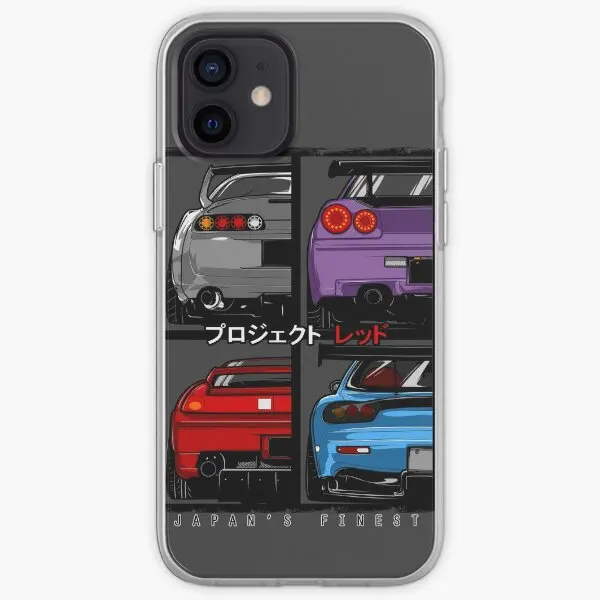 Japans Finest Supra R34 Nsx Fd3S  Phone Case Customizable for iPhone 11 12 13 14 Pro Max Mini X XS XR Max 6 6S 7 8 Plus Photos