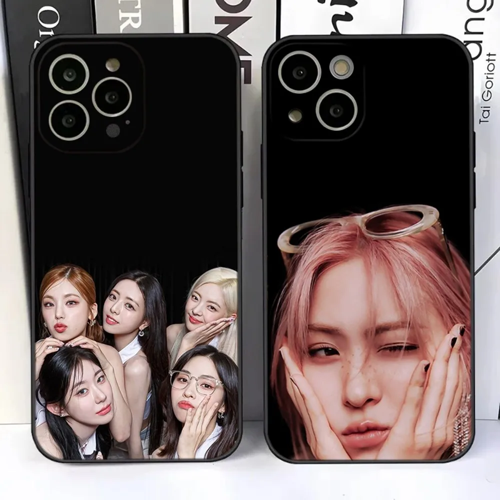 I-Itzy Kpop Yeji Ryujin Phone Case For iPhone 15,14,13,12,11 Plus,Pro,Max,XR,XS,X,7,8 Plus,SE,Mini Silicone Soft