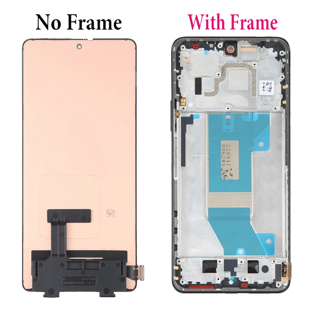 6.67'' For Xiaomi Redmi K60E 22122RK93C LCD Display Touch Screen Digitizer Assembly Parts