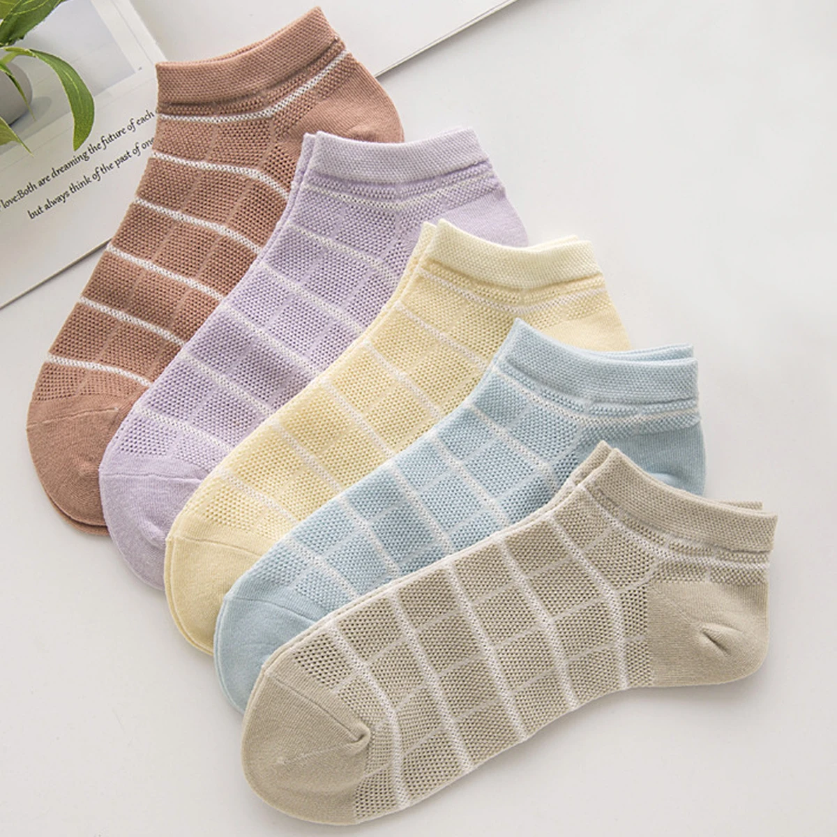

5 пар/партия, женские хлопковые носки