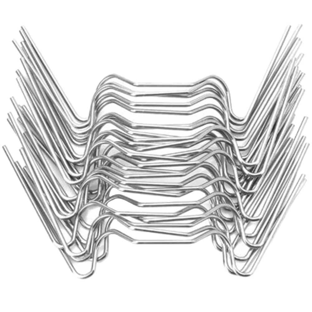 

50pcs Clips 1.2x75x30mm Stainless Steel Greenhouse Glass Greenhouse Clips Pane Fixing Accessories Garden Clamps