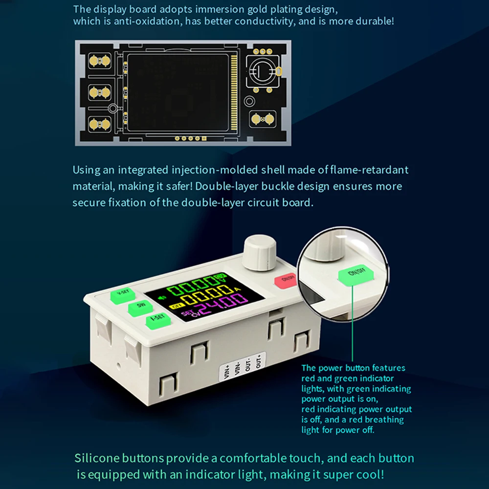 XY6020LV Регулируемый источник питания постоянного тока с ЧПУ DC-DC Понижающий стенд 6-70 В до 0-60 В 1200 Вт Стабилизированный понижающий преобразователь MPPT Солнечная зарядка