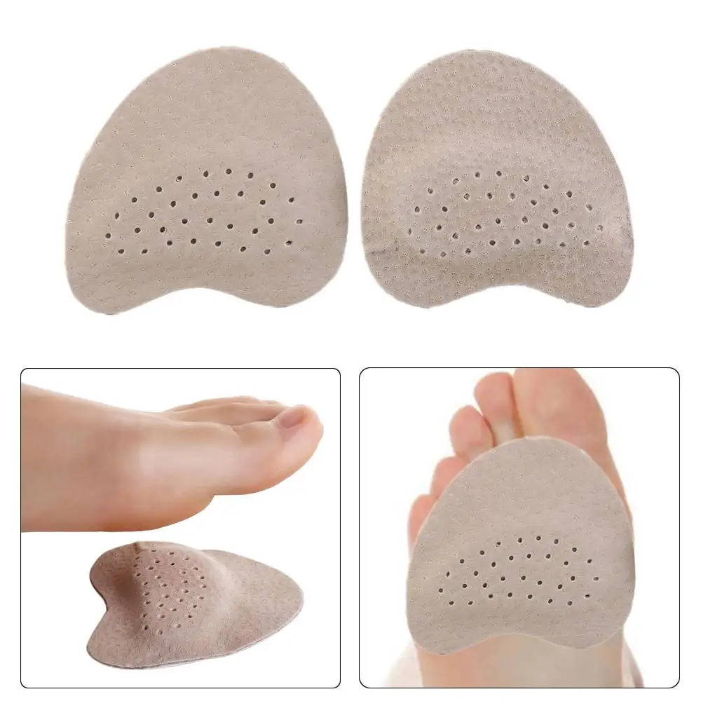 เครื่องมือดูแลเท้า Comfort Padding Half Yard Insoles Orthopedic รองเท้าส้นสูง Patch Forefoot Pads หนังนวด Insoles Foot Arch Pad