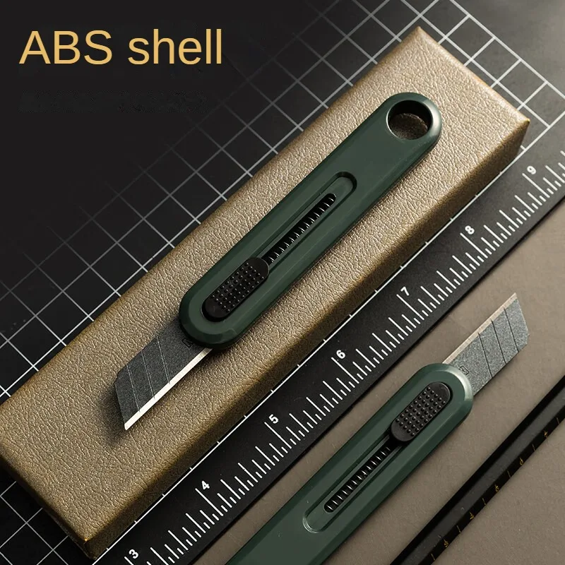 سكين تفلون صغير من M&G، سكين مقاوم للالتصاق ومقاوم للصدأ للوازم المكتبية، عبوة واحدة، لون عشوائي #4