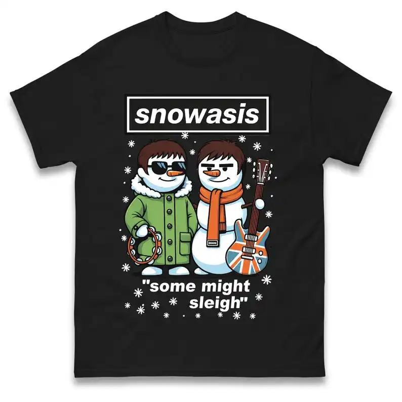 

Snowasis, Some Might Sleigh Christmas Jumper: Funny Xmas T-shirt