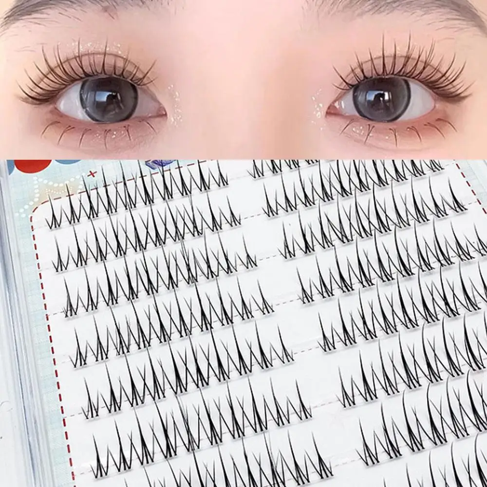 Cils en forme de V croisé, grappe de cils, articles de maquillage pour les yeux doux, Extension de cils, cosmétiques utiles, fournitures à usage quotidien, faux cils