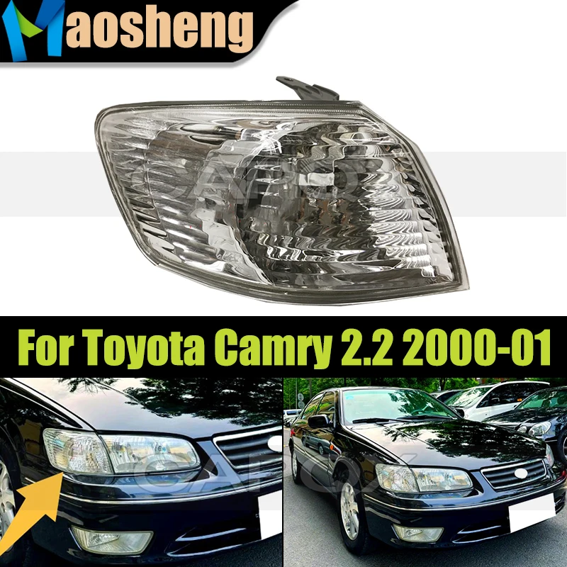 

Белый автомобильный угловой светильник для Toyota Camry 2,2 2000-2001, фара, указатель поворота, угловой светильник