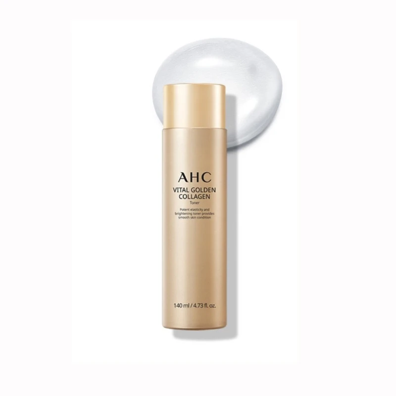 تونر/لوشن/كريم من Ahc Vital Golden Collagen 3 أنواع من مستحضرات التجميل ذات أساس الجلد