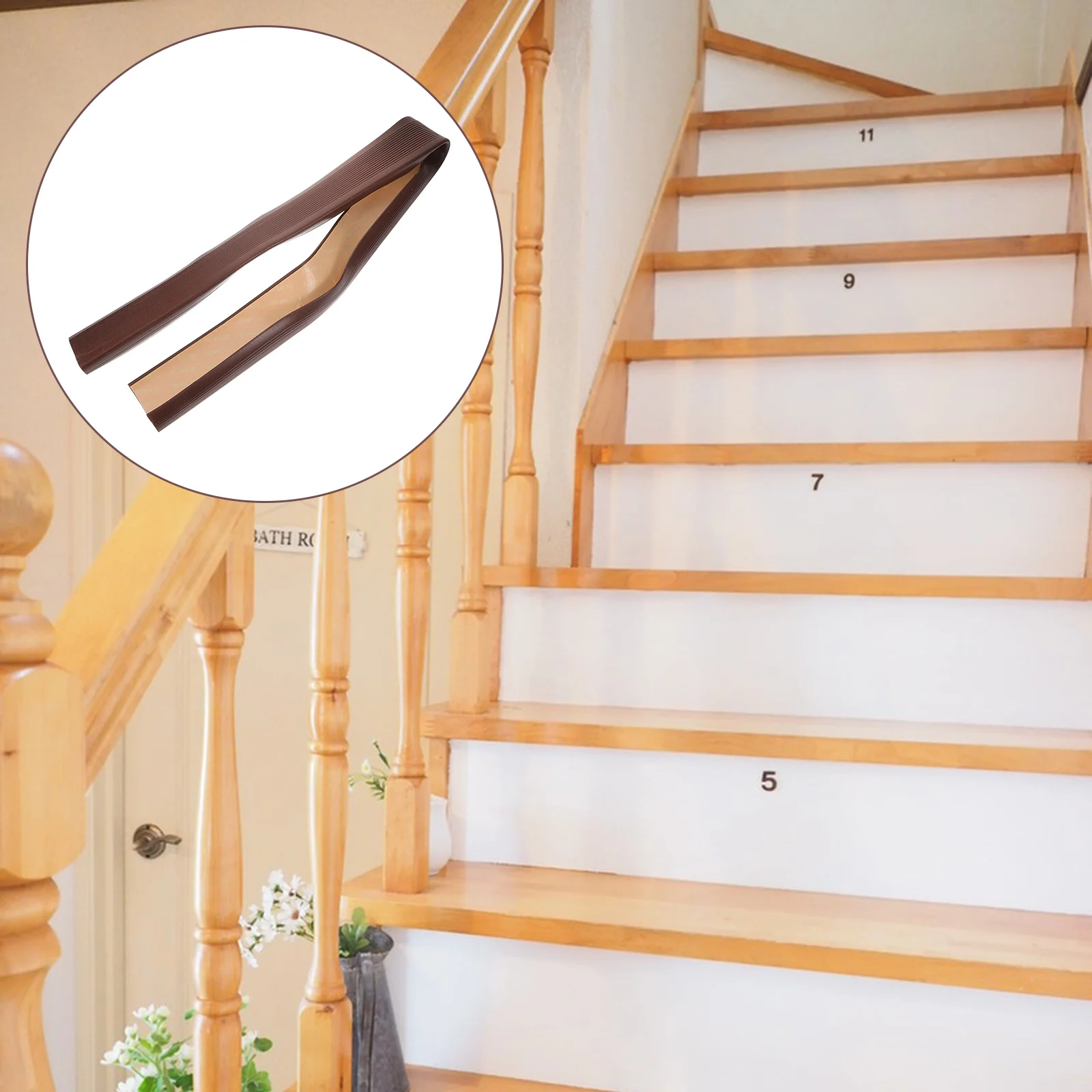 

Nonslip Edging Edge Protector Adhesive Tape Plastic Stair Guard Decorative Stair Replacement Tape Durable Adhesive Edging