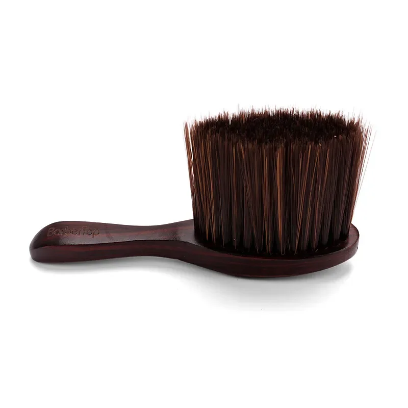 Brosse à barbe à manche en bois pour hommes, plumeau doux pour coiffure, peigne pour enlever les cheveux cassés, livres de cheveux