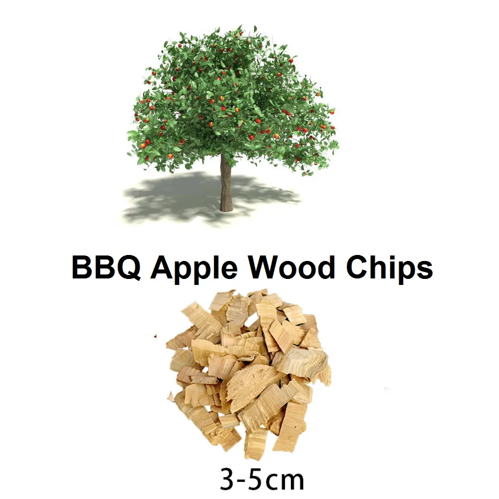 450g Apple Wood Chips For Smoke Generator Smoking Sawdust Wooden BBQ Tools Grilling Chunks Flavor Cook for Bacon