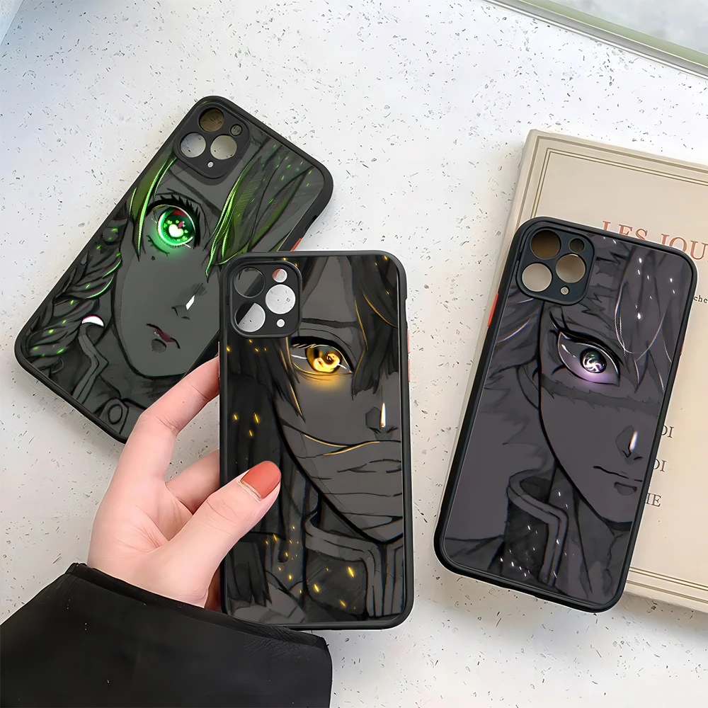 Demon Slayers Anime Phone Case For Samsung S24 S23 S22 S21 S20 S10 FE Note20 Note10 Plus Ultra Lite 5G Matte Transparent Cover