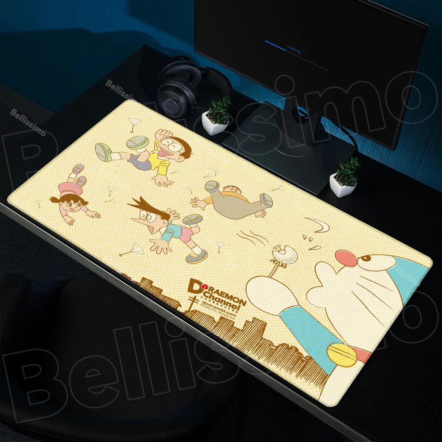 

Mouse Pad Large Anime D-doraemon Natural Rubber Desk Mat Keyboard Office Rubber PC Accessories Non-slip Home Custom Best Price