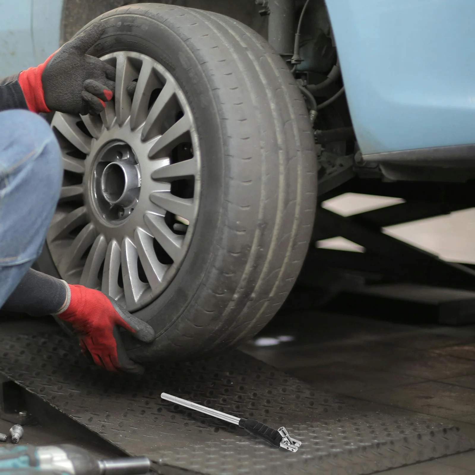 أداة تثبيت الجذعية، أداة سحب جذع صمام الإطارات الفولاذية المتينة لأفواه الصمام العالمية، إزالة سهلة التركيب والإصلاح