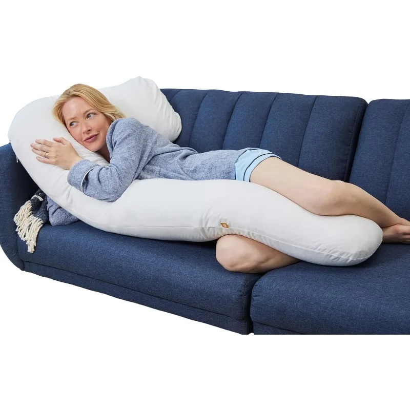 

Ultra Comfort Memory Foam Pregnancy Body Pillow, Unparalleled Comfort for Mom and The Bump with Unique Ergonomic Desig