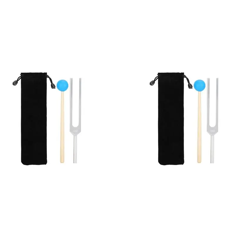 X64A-2X 432 Hz Tuning Fork Sound Healing Instruments Clinical Grade Nerve/Sensory For Healing Musical Instrument Stress