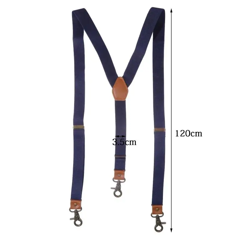 Fashion Men's Suspenders New 3 Hooks Suspenders Man For Pants Casual Trouser Suspenders Fashion Adjustable Women's Braces