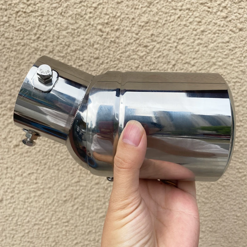 

Universal adjustable left and right upper and lower tail throat exhaust pipes, car modification accessories