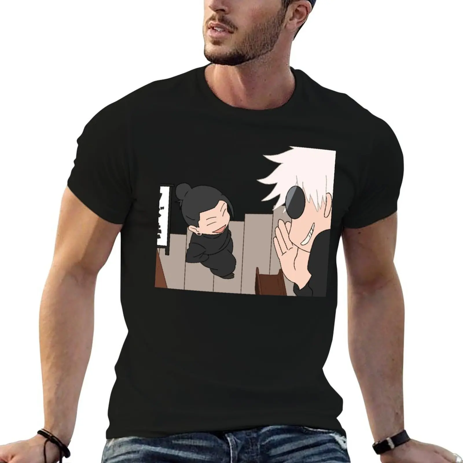 

t for man cotton shirts custom print tshirt T-Shirt t 100% anime shirt SatoSugu