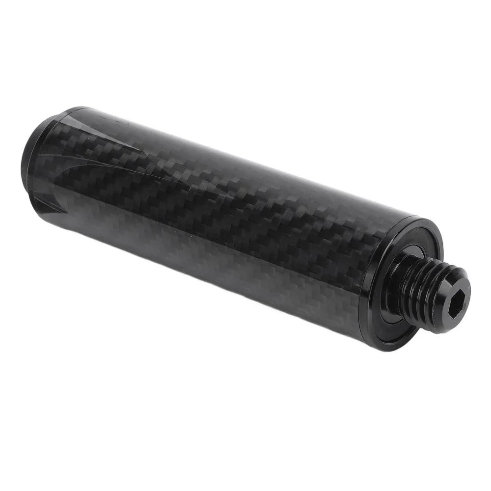 4 Inch Length Pool Cue Extension Carbon Fiber Material Quick Connect Design Billiard Cue Extender Billiard Extension Rod