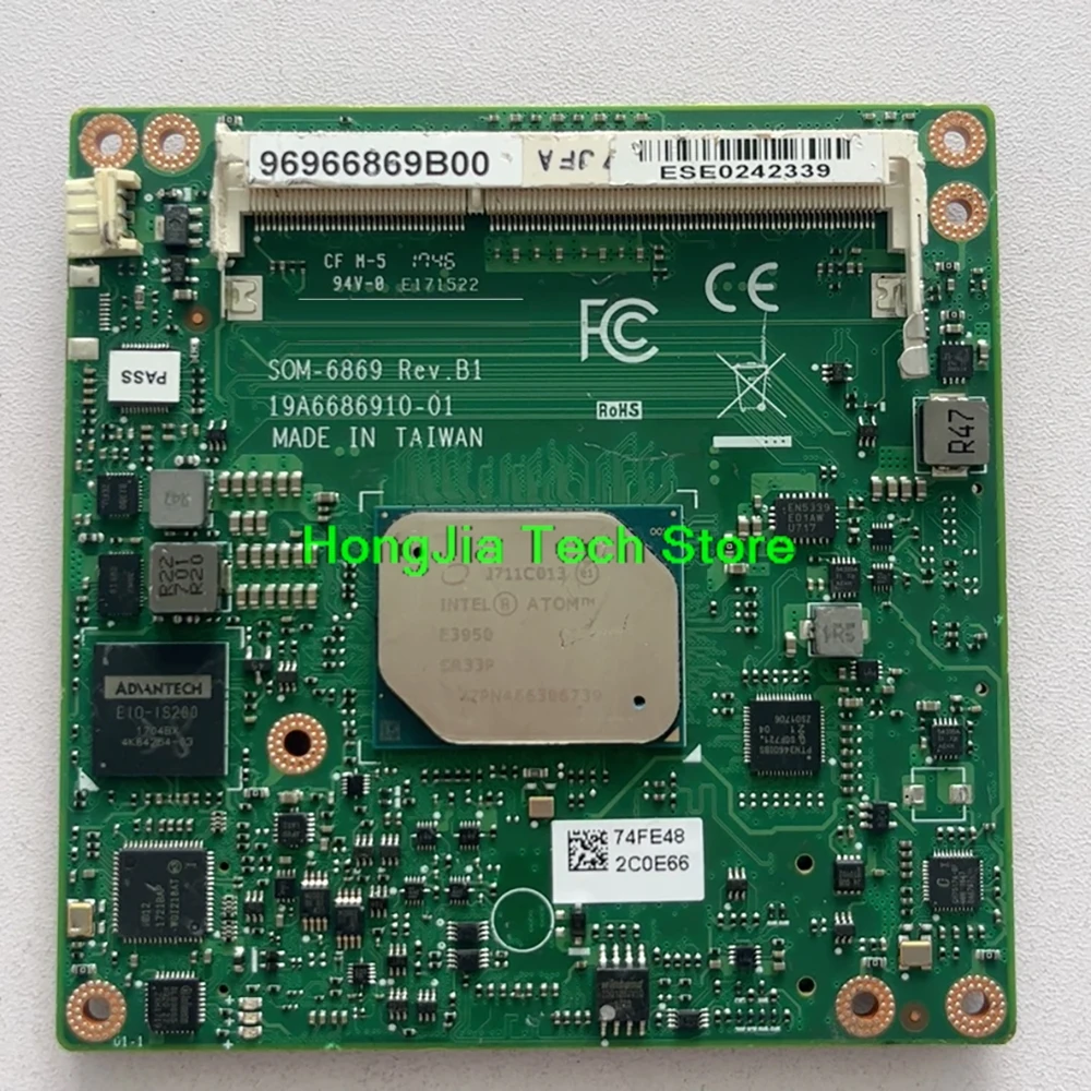 Industrial Motherboards SOM-6869 Rev .B1 19A6686910-01 perfect work
