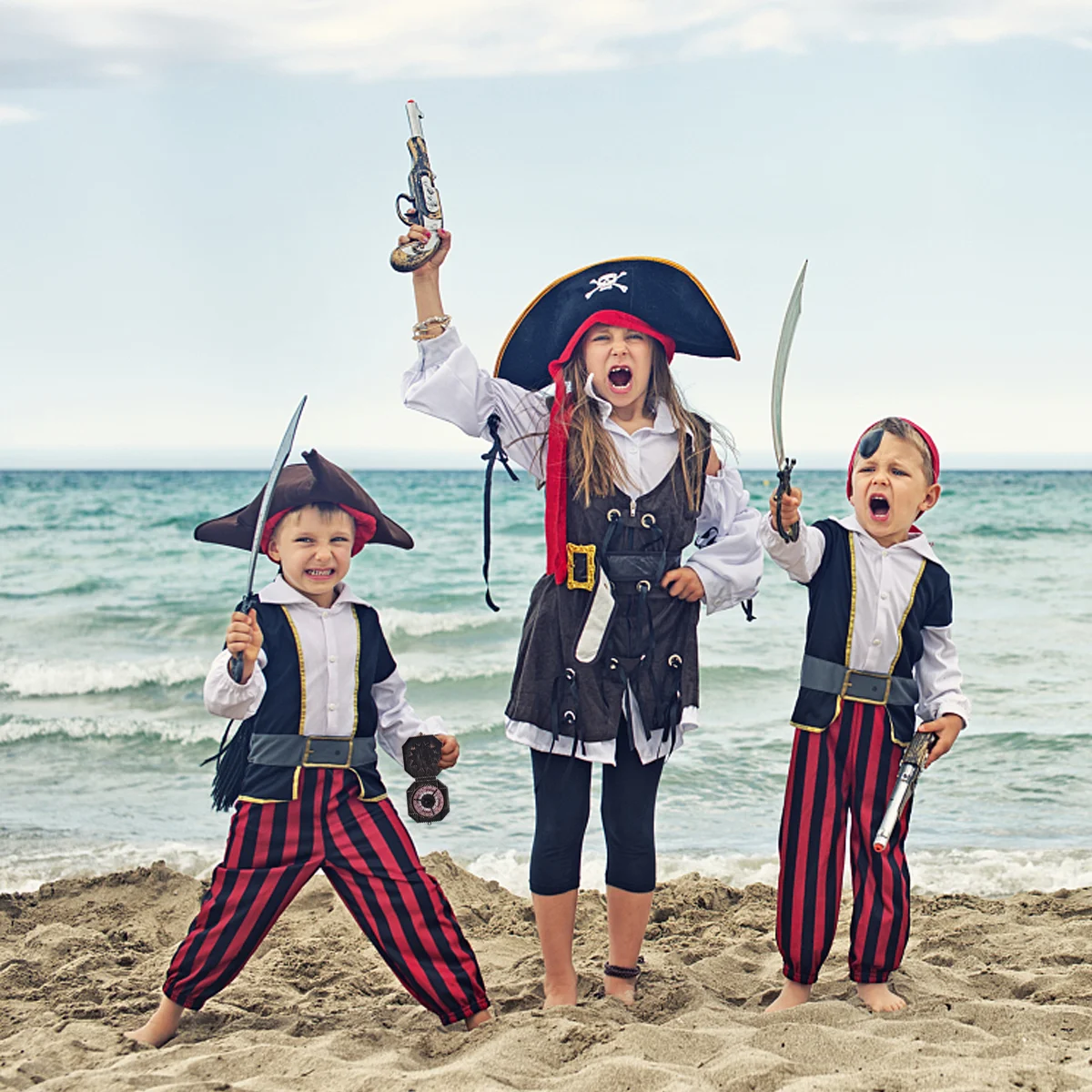 Pirate Compass Theme Costumes Props Party Toy Cosplay Outdoor Playset