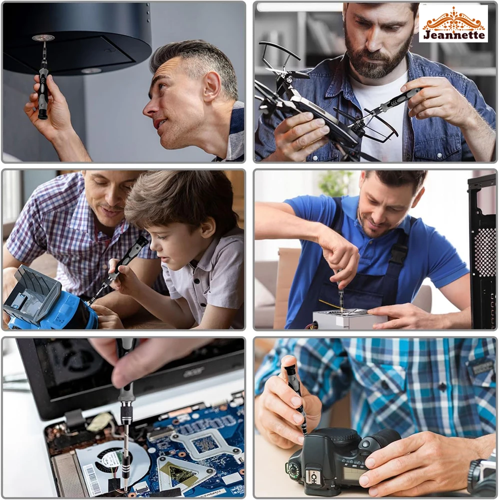 115 in 1 Multifunctional Manual Screwdriver Set, Hardware Tools, Computer, Mobile Phone, Clock, Disassembly and Repair Tool