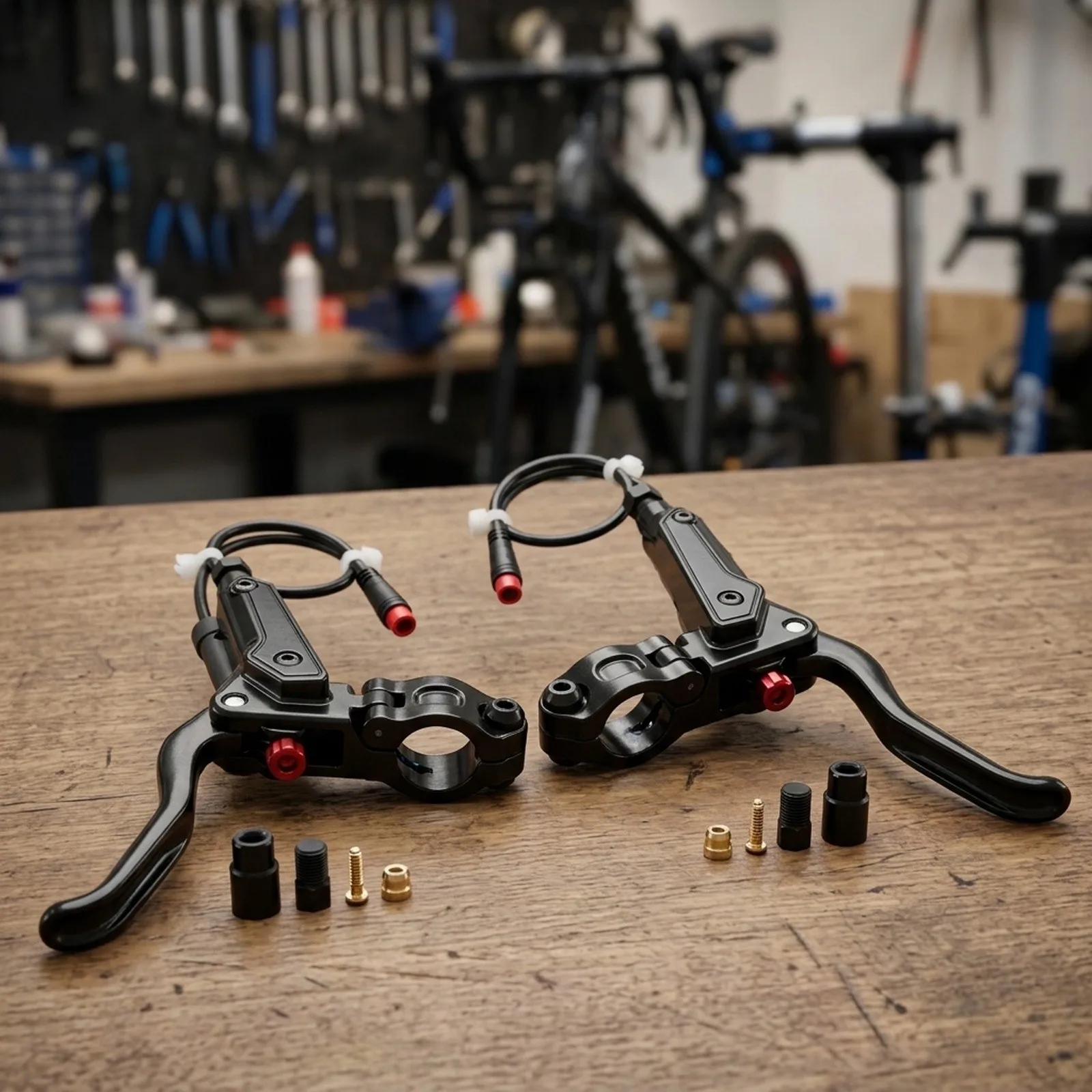 2pin Brake Handle Approx. 304g Electric Bike Brake Handle Waterproof Connector for forged Technology Integrated Cylinder