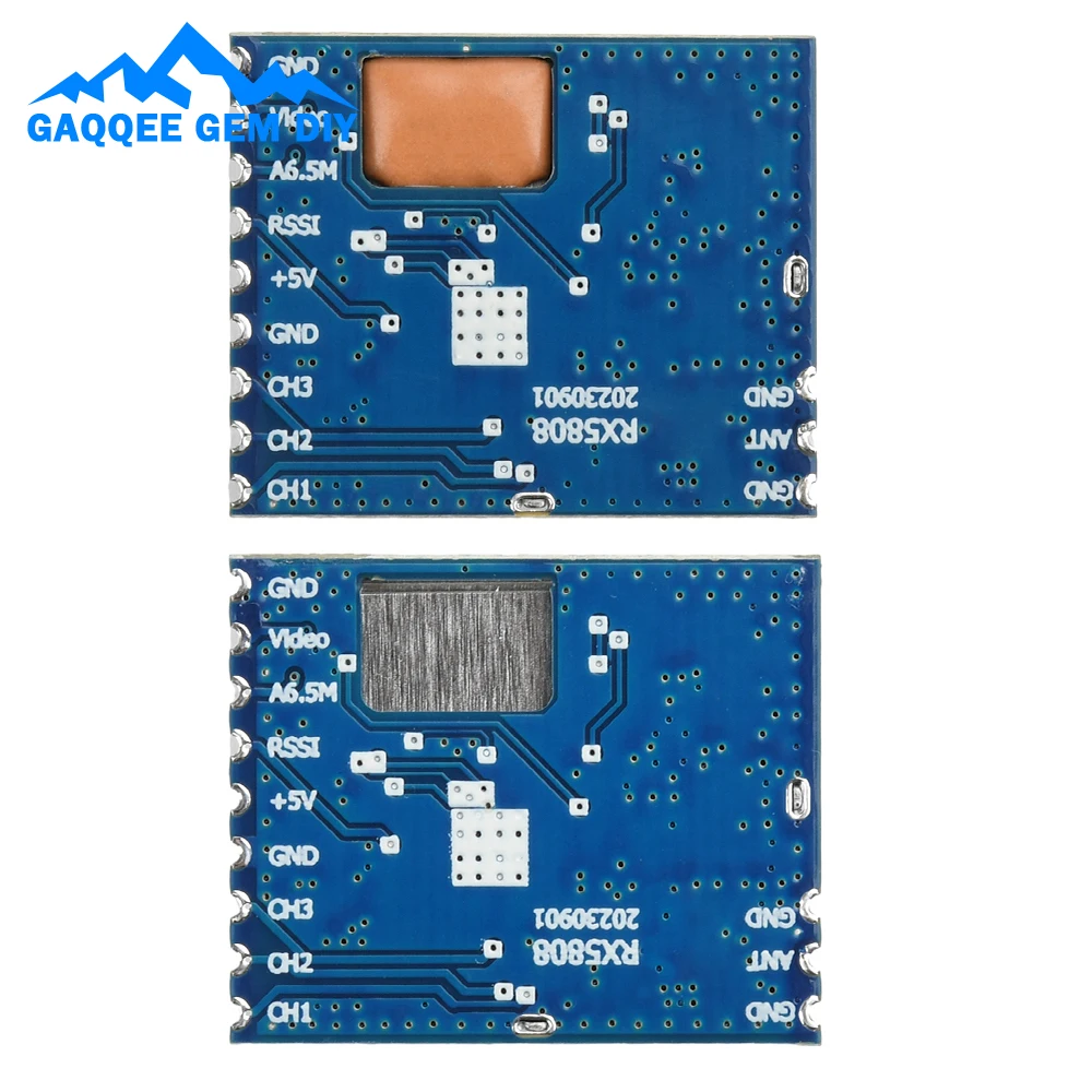 RX5808 Wireless Audio/Video Receiver Module 5725~5865MHz Receiver Module SPI Control Audio Decoder Board