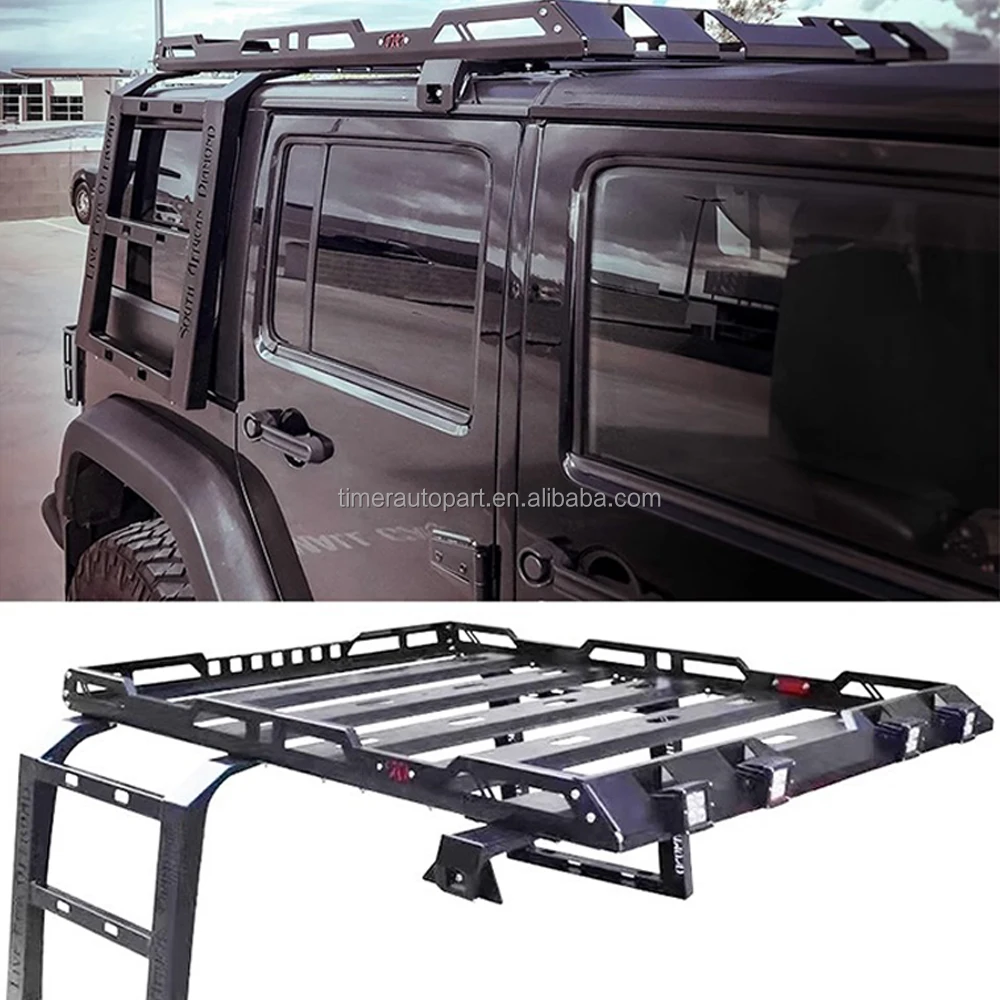 Overland Car Storage Luggage Top Bar Camper Shell Roof Rack Box