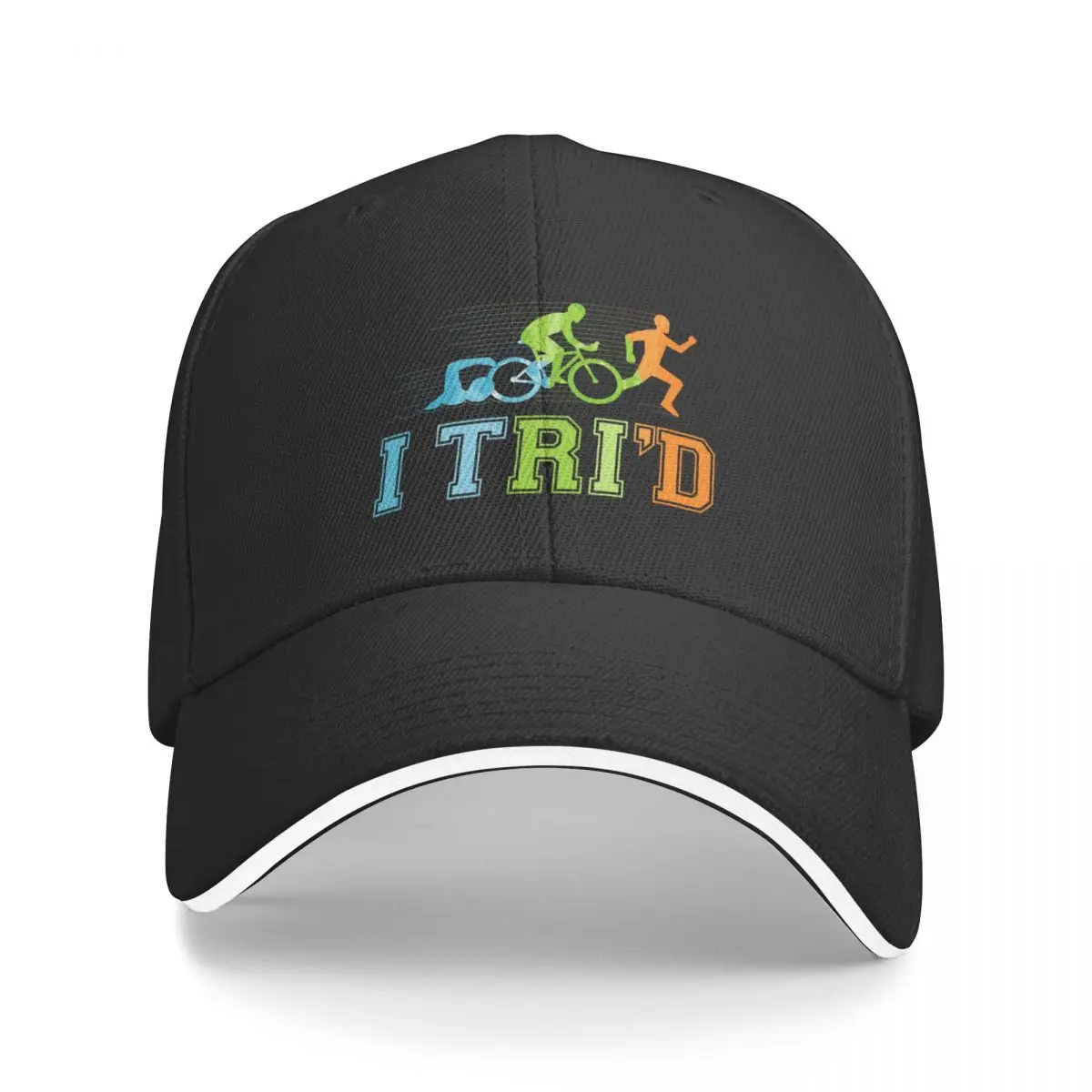 Triathlete I Tri'd Baseball Cap Beach foam party Hat Luxury Woman Men's