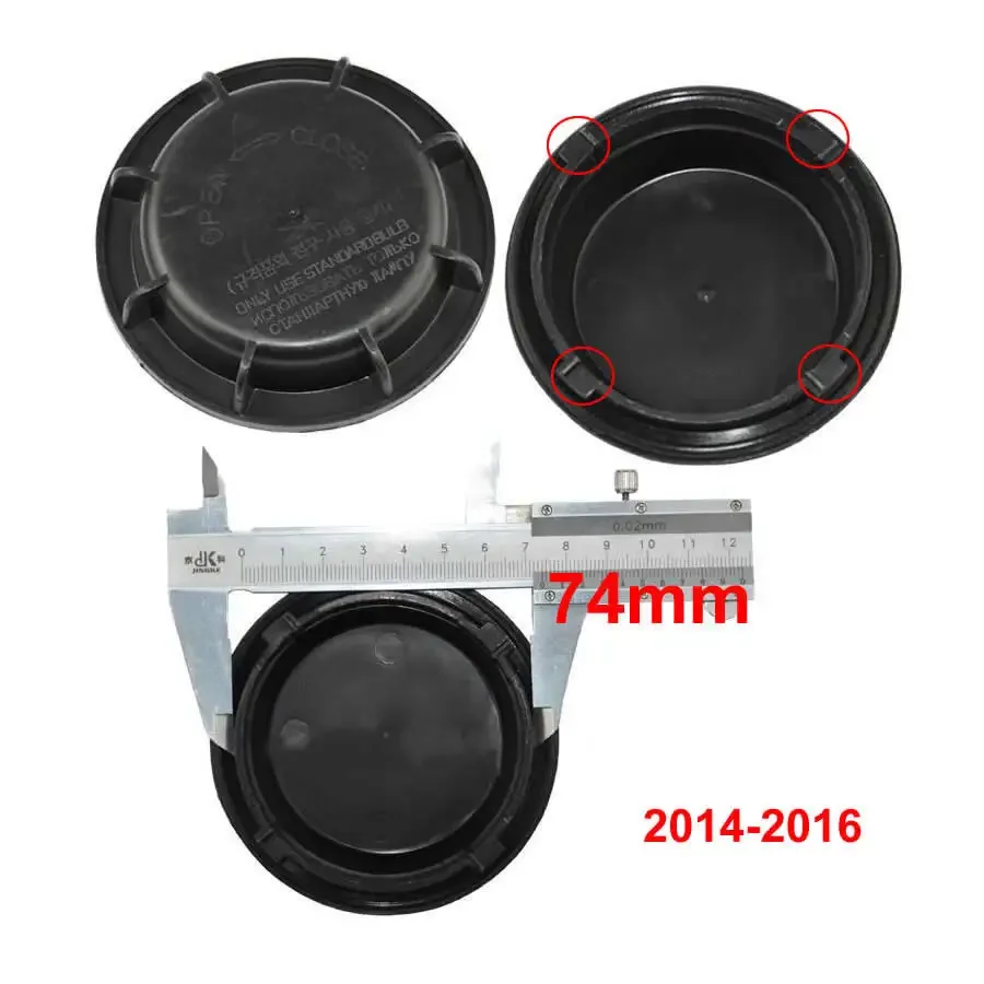 1PCS For Hyundai Verna 2010-2019 Yuena 2016-2020 Headlamp Dust Cover Low High Beam Headlight Cover Refit Lengthened Seal Cap
