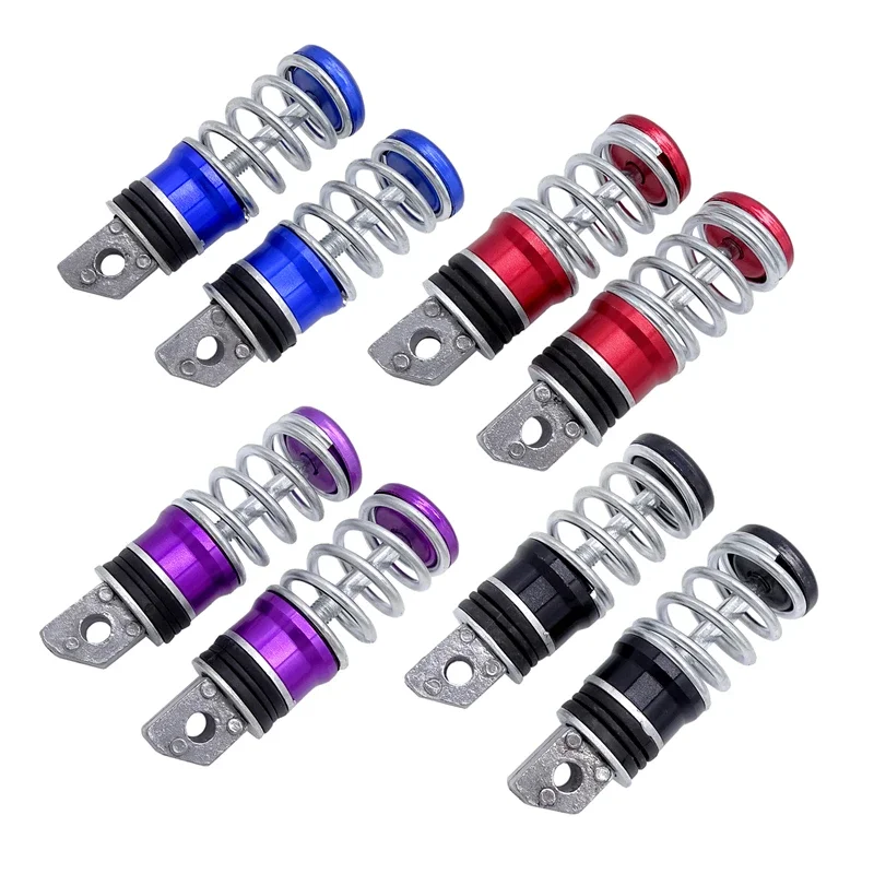 

Universal Aluminum Motorcycle Foot Rest Scooter Foot-Peg with Spring Motorbike Pedal for Yamaha Suzuki Honda